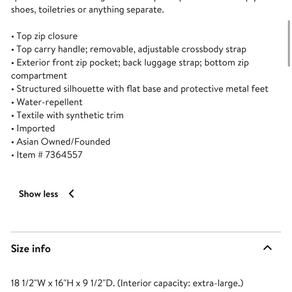 BEIS || The Weekend Travel Bag - Picture 3 of 6